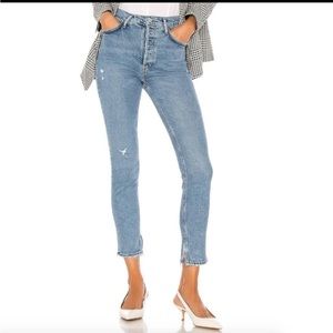 AGOLDE Nico Slim High Rise in headline. Size 26